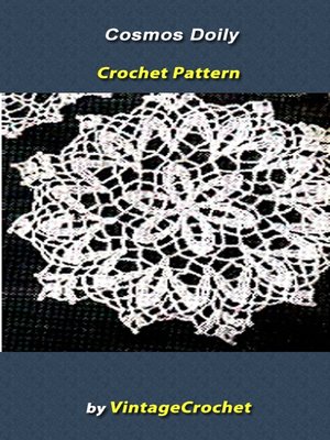 cover image of Cosmos Doily Vintage Crochet Pattern eBook